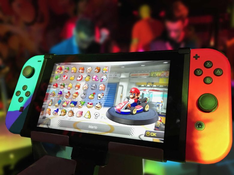 Nintendo Switch Console featuring Mario